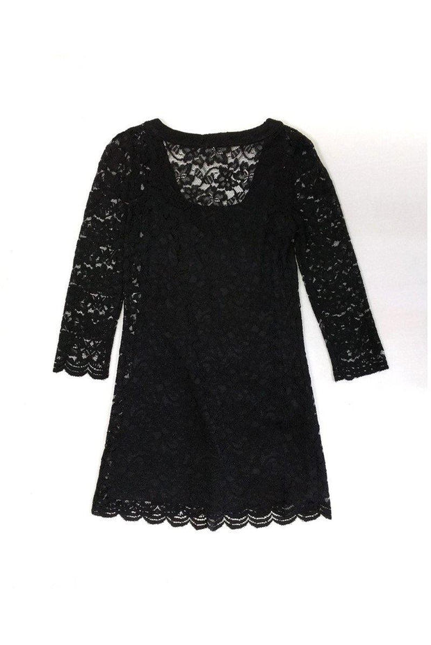 Diane Von Furstenberg Black Lace Dress