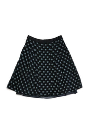 Current Boutique-Diane von Furstenberg - Black Silk Star Skirt Sz 2