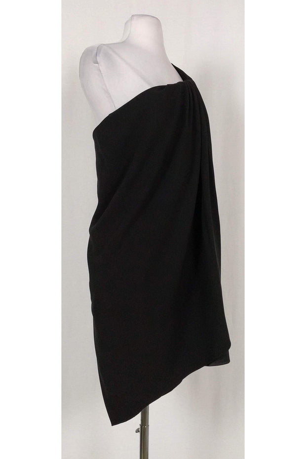 Current Boutique-Diane von Furstenberg - Black Valletta Silk Dress Sz 12