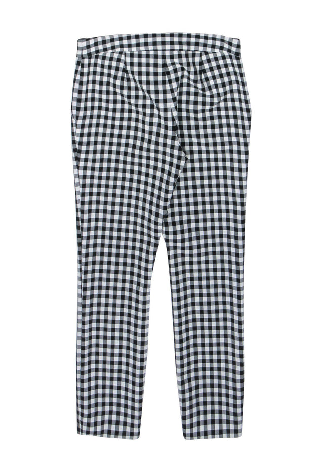 Current Boutique-Diane von Furstenberg - Black & White Checkered Skinny Pants Sz 4