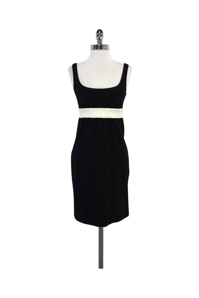 Current Boutique-Diane von Furstenberg - Black & White Empire Waist Dress Sz 4