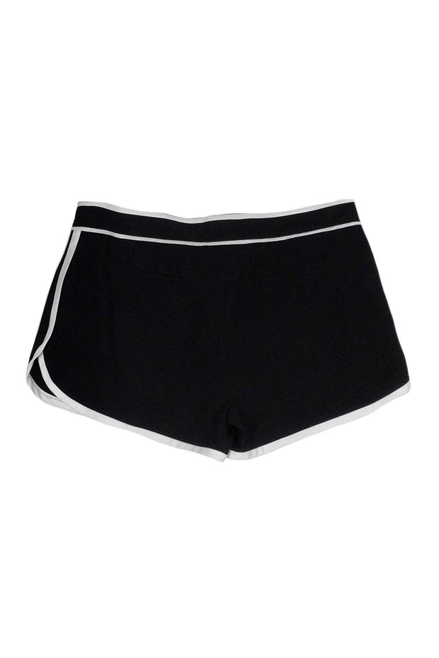 Current Boutique-Diane von Furstenberg - Black w/ White Trim Shorts Sz 6