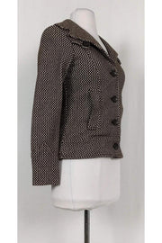 Current Boutique-Diane von Furstenberg - Brown Tweed Blazer Sz 4