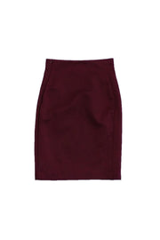 Current Boutique-Diane von Furstenberg - Burgundy Skirt Sz 0