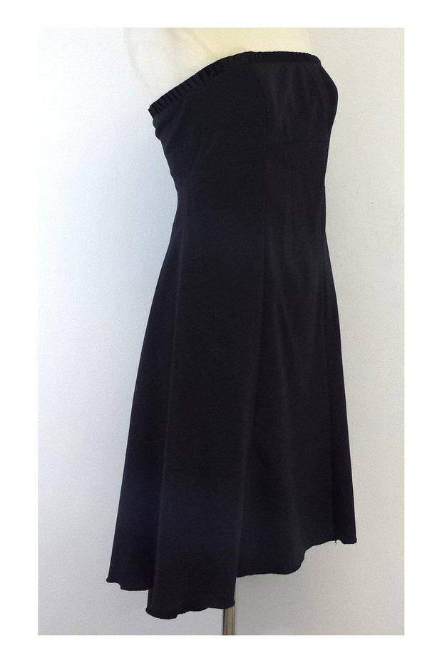 Current Boutique-Diane von Furstenberg - Charcoal Strapless Dress Sz 8