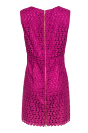 Current Boutique-Diane von Furstenberg - Fuchsia Lace Sheath Dress w/ Pockets Sz 8