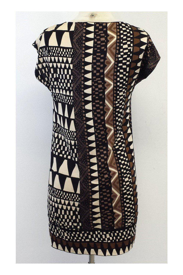 Current Boutique-Diane von Furstenberg - Geo Print Short Sleeve Dress Sz 2