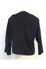 Current Boutique-Diane von Furstenberg - Grey Wool Cowl Neck Sweater Sz 6