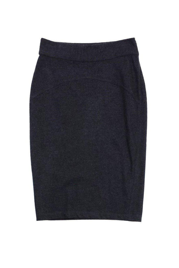 Current Boutique-Diane von Furstenberg - Grey Wool Pencil Skirt Sz 8