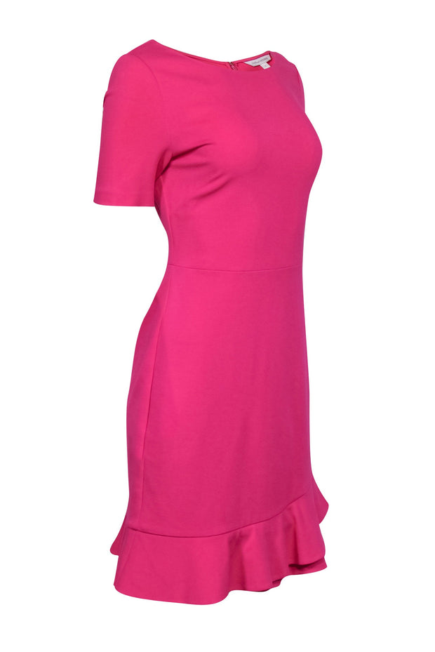 Current Boutique-Diane von Furstenberg - Hot Pink Sheath Dress Sz 4