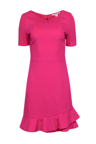 Current Boutique-Diane von Furstenberg - Hot Pink Sheath Dress Sz 4