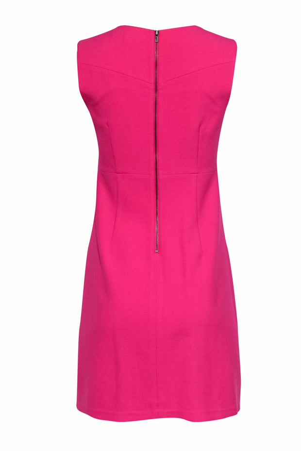 Current Boutique-Diane von Furstenberg - Hot Pink Sheath Midi Dress Sz 2