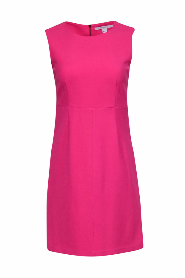 Current Boutique-Diane von Furstenberg - Hot Pink Sheath Midi Dress Sz 2