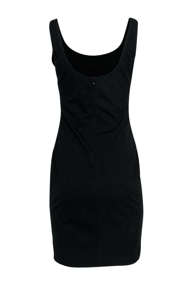 Current Boutique-Diane von Furstenberg - Leopard Print & Black Bodycon Dress Sz 6