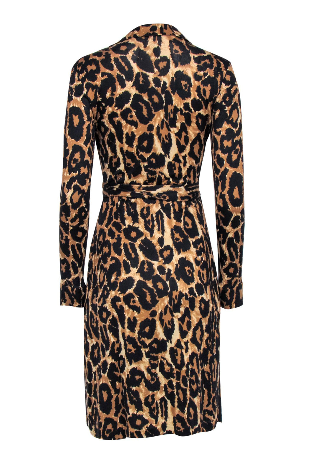 Diane Von Fursrenberg silk leopard print dress (no belt) cargo pocket shops camo dvf