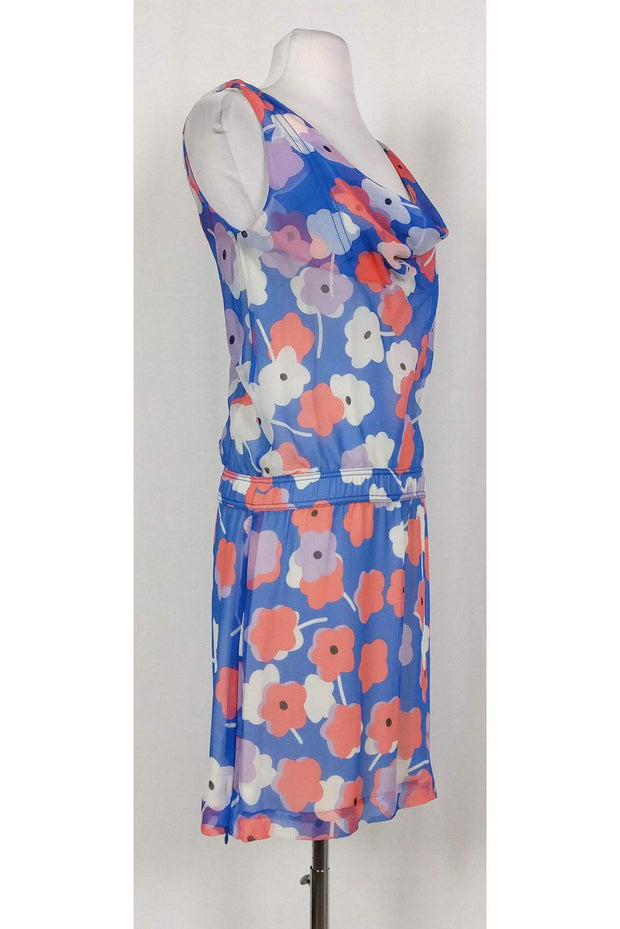 Current Boutique-Diane von Furstenberg - Lou Daisy Blue Dress Sz 2