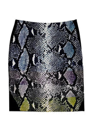 Current Boutique-Diane von Furstenberg - Multicolor Snakeskin Miniskirt Sz 10