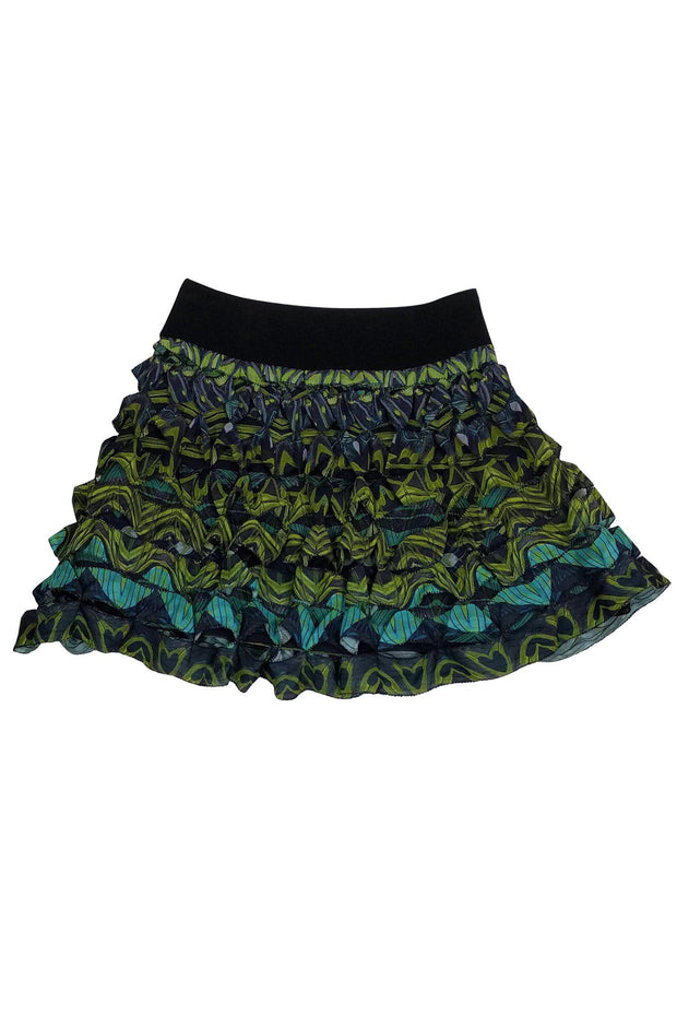 Current Boutique-Diane von Furstenberg - Multicolor Tiered Skirt Sz 2