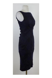 Current Boutique-Diane von Furstenberg - Navy & Black Plaid Dorothea Dress Sz 2