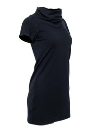 Current Boutique-Diane von Furstenberg - Navy Wool Turtleneck Dress Sz 10