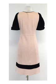 Current Boutique-Diane von Furstenberg - Pink & Black Short Sleeve Dress Sz 6