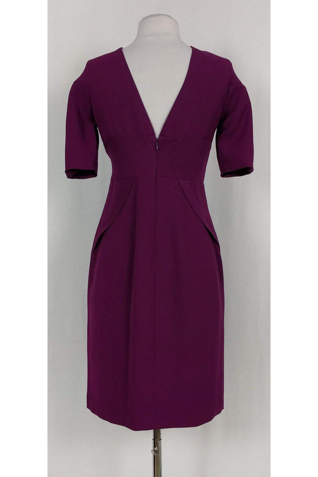 Current Boutique-Diane von Furstenberg - Purple Keyhole Sheath Sz 4