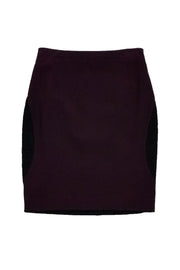 Current Boutique-Diane von Furstenberg - Purple Lace Pencil Skirt Sz 6