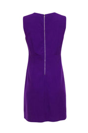 Current Boutique-Diane von Furstenberg - Purple Ponte Sleeveless Sheath Dress Sz 8