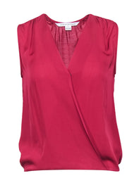 Current Boutique-Diane von Furstenberg - Red Cross-Front V-Neck Tank Sz P