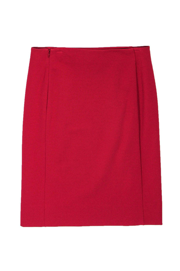 Current Boutique-Diane von Furstenberg - Red Pencil Skirt Sz 10