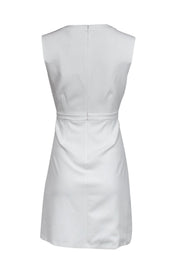 Current Boutique-Diane von Furstenberg - White Sleeveless Sheath Dress Sz 8