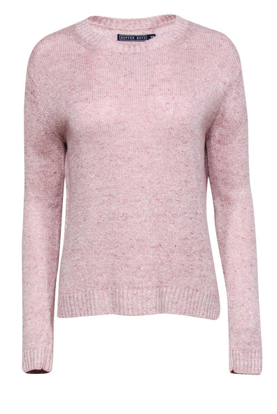 Current Boutique-Doffer Boys - Light Pink Linen Blend Knit Sweater Sz M