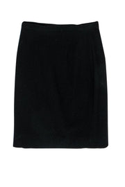 Current Boutique-Dolce & Gabbana - Black Classic Pencil Skirt Sz 2