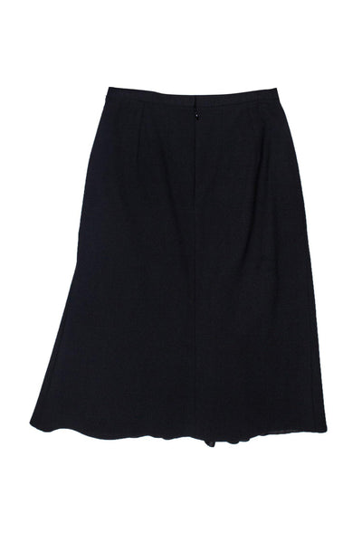 Current Boutique-Dolce & Gabbana - Black Skirt w/ Flounce Front Hem Sz 6