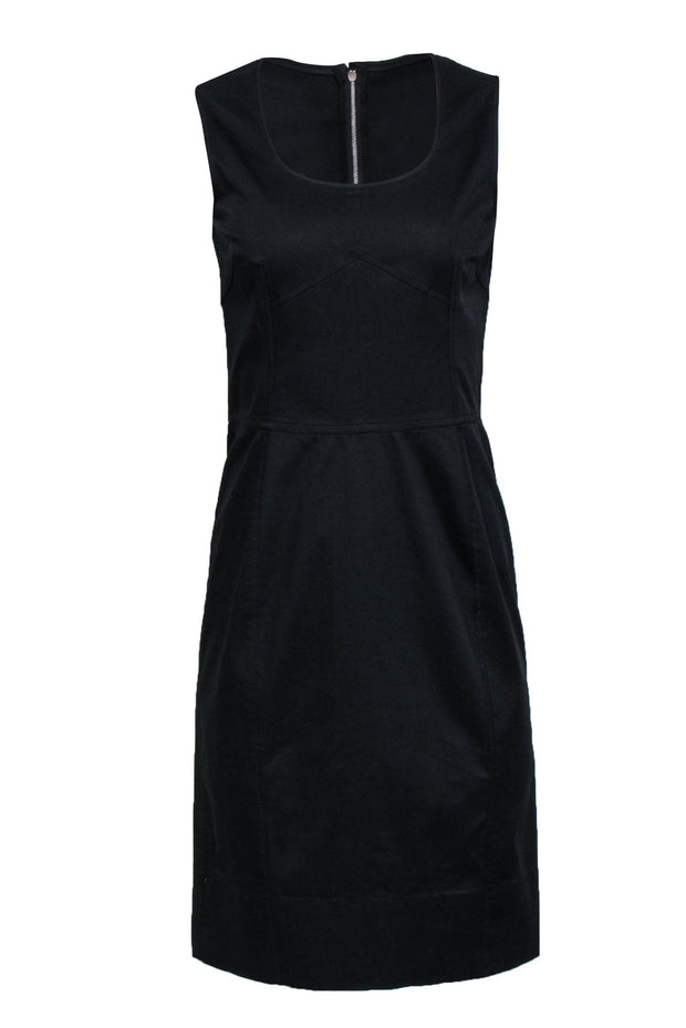 Current Boutique-Dolce & Gabbana - Black Sleeveless Scoop Neck Sheath Dress Sz 8