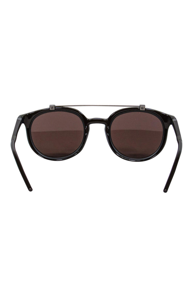 Current Boutique-Dolce & Gabbana - Brown Rounded Brow Bar Sunglasses