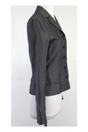 Current Boutique-Dolce & Gabbana - Grey Wool Suit Blazer Sz 4