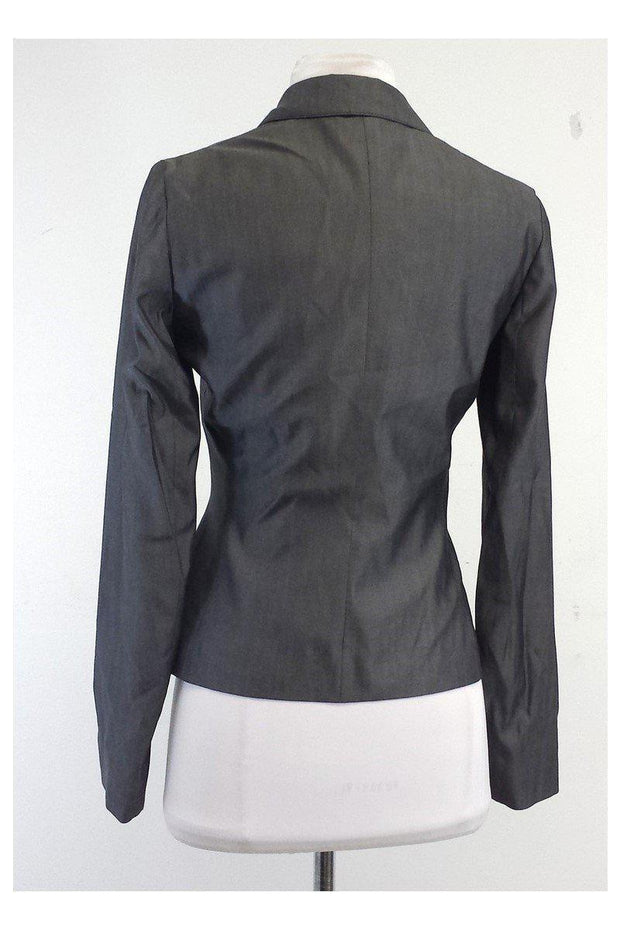Current Boutique-Dolce & Gabbana - Grey Wool Suit Blazer Sz 4