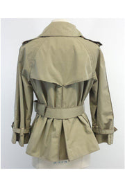 Current Boutique-Dolce & Gabbana - Khaki Double Breasted Short Trench Sz 6