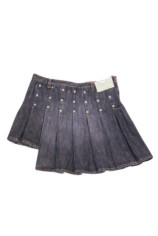 Current Boutique-Dolce & Gabbana - Light Wash Denim Skirt Sz 6
