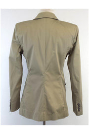 Current Boutique-Dolce & Gabbana - Tan Cotton Jacket Sz 8