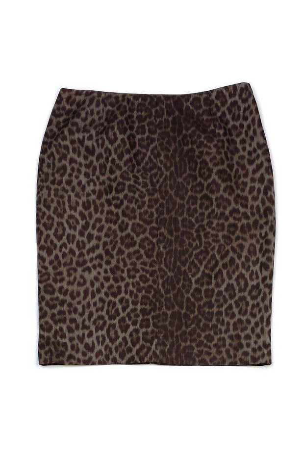 Current Boutique-Doncaster - Animal Print Pencil Skirt Sz 12