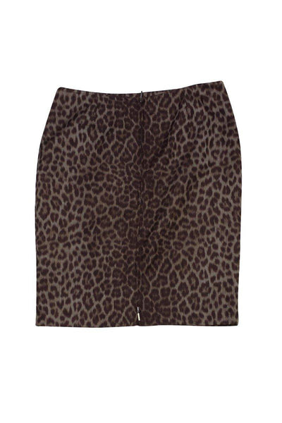 Current Boutique-Doncaster - Animal Print Pencil Skirt Sz 12