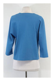 Current Boutique-Doncaster - Blue & White Zip Up Jacket Sz 12