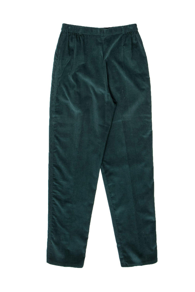 Current Boutique-Doncaster - Emerald Green Corduroy Tapered Trousers Sz 8
