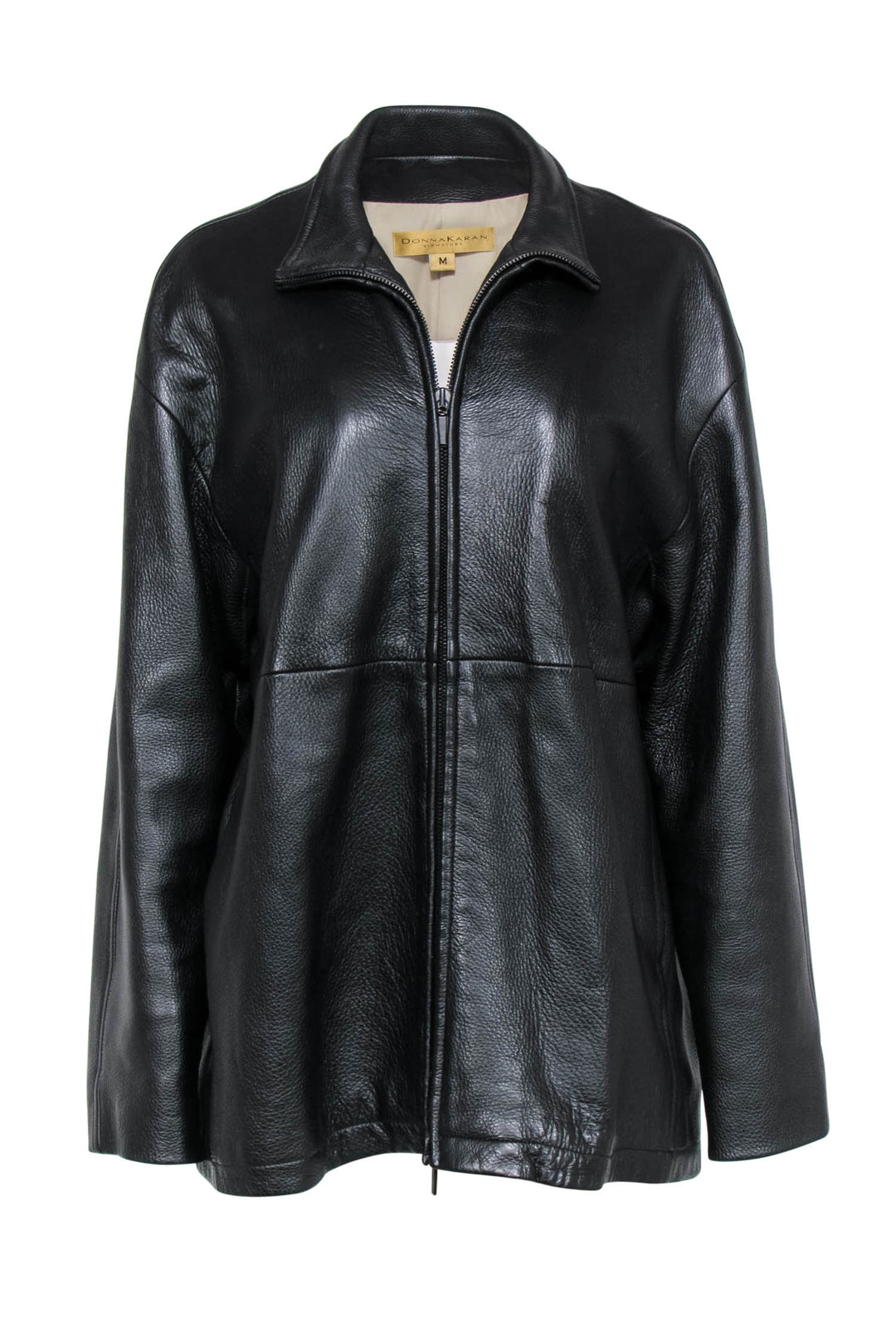 Donna karan leather jacket best sale