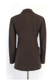 Current Boutique-Donna Karan - Brown Wool Jacket Sz 4
