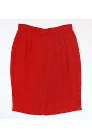 Current Boutique-Donna Karan - Red Pencil Skirt Sz 12
