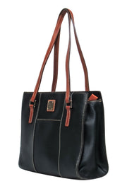 Current Boutique-Dooney & Bourke - Black Leather Lexington Shopper Tote Bag