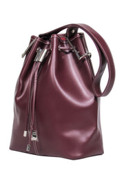 Current Boutique-Dooney & Bourke - Maroon Leather Bucket Bag